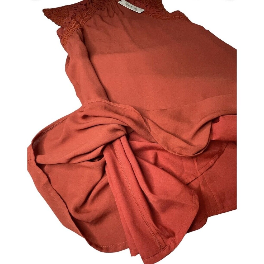NWT Strut & Bolt Dress Women's Size Small Terracotta‎ Orange Lace - Picture 6 of 8